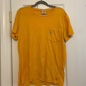 yellow tee